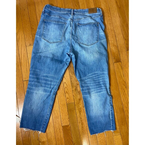 Madewell The High-Rise Slim Boyjeans: Raw Hem 32 - Picture 6 of 7